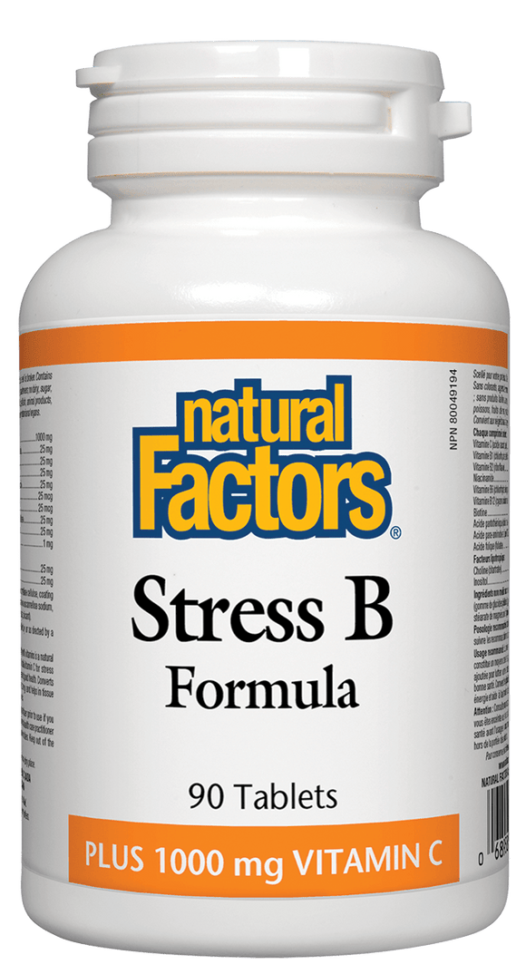Natural Factors Stress B Formula, 90 tablets