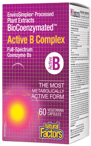 Natural Factors BioCoenzymated Active B Complex, 60 vcaps