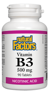 Natural Factors 維生素 B3 500毫克 90片