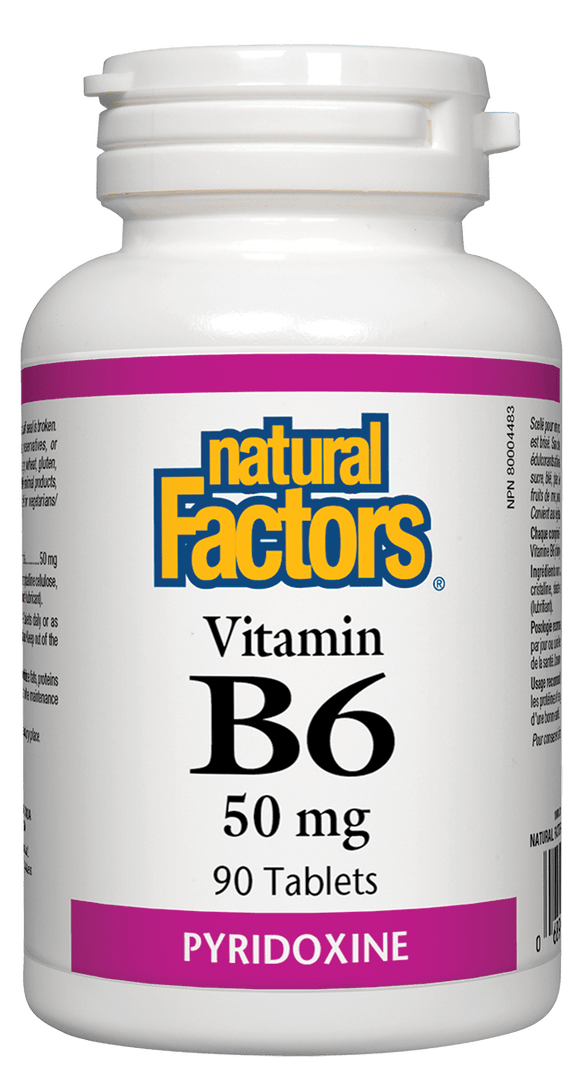 Natural Factors 維生素B6 50毫克 90片