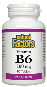 Natural Factors Vitamin B6 100 mg 90 tablets
