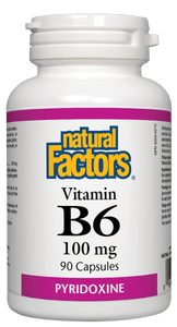 Natural Factors Vitamin B6 100 mg ，90 capsules