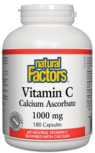 Natural Factors 维生素 C 抗坏血酸钙 1000 毫克 180粒
