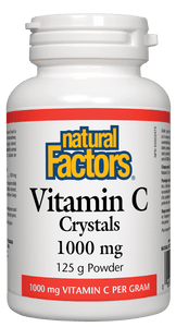 Natural Factors Vitamin C Crystals, 125g