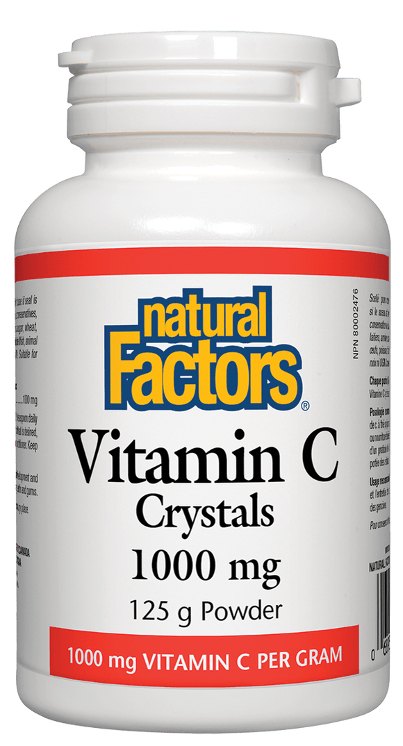 Natural Factors Vitamin C Crystals, 125g
