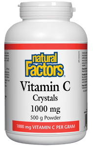 Natural Factors Vitamin C Crystals 1000mg, 500g