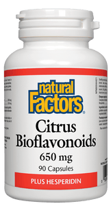 Natural Factors Citrus Bioflavonoids Plus Hesperidin, 650mg, 90 capsules