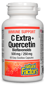 Natural Factors C Extra + Quercetin 500mg/250mg 60 capsules