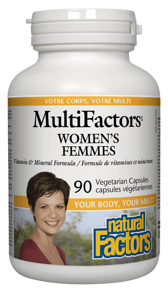 Natural Factors MultiFactors Women's, 90 VegiCap
