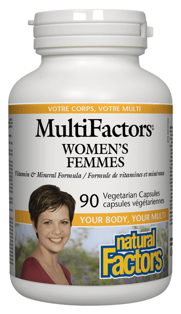 Natural Factors MultiFactors Women's, 90 VegiCap