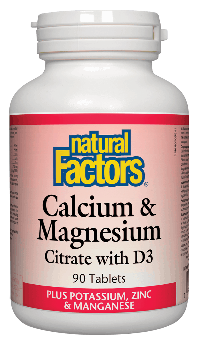 Natural Factors Calcium Magnesium Citrate Natvd.com
