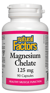Natural Factors Magnesium Chelate 125mg 90 capsules