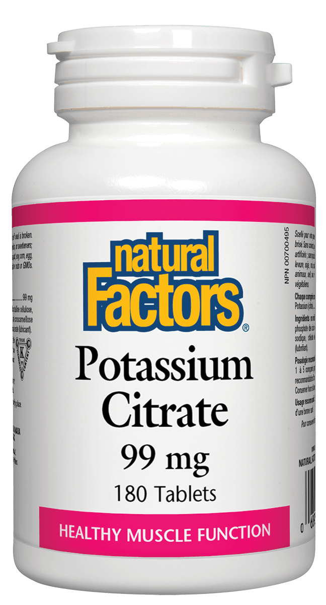 Natural Factors Potassium Citrate 99 mg