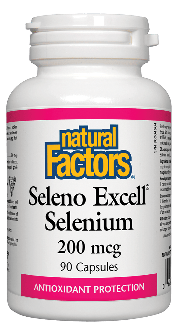 Natural Factors SelenoExcell™ Selenium 200mcg, 90 capsules