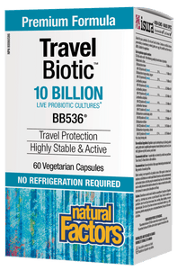Natural Factors  旅行良伴100億活性益生菌，60粒素食膠囊
