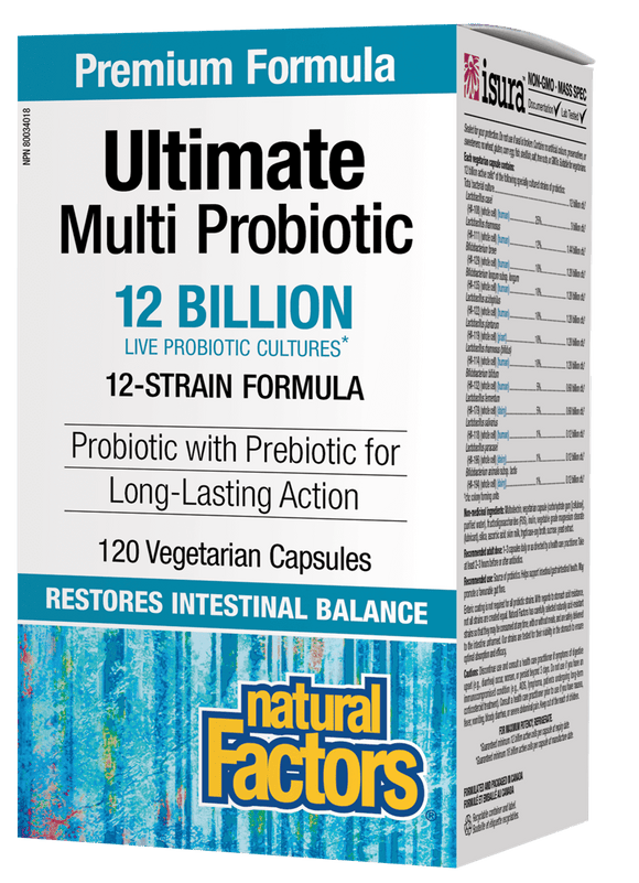 Natural Factors 終極強效益生菌配方, 120粒素食膠囊