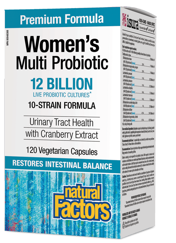 Natural Factors Women's Multi Probiotic Formula, 120 caps