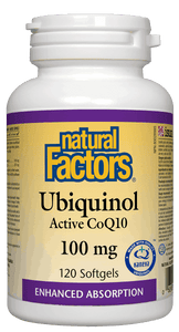 Ubiquinol速效辅酶CoQ10，100毫克，120粒