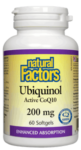 Ubiquinol速效辅酶CoQ10，200毫克，60粒