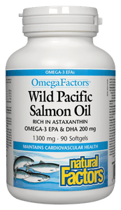  野生鲑鱼油(Wild Pacific Salmon Oil), 1000毫克, 90颗