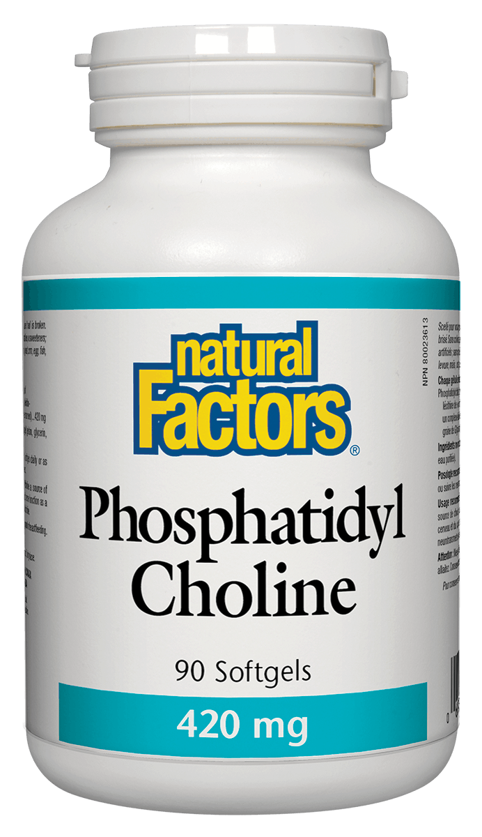 Natural Factors Phosphatidylcholine (PC) 420 mg, 90 softgels