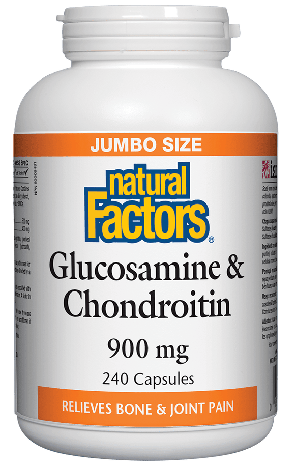 Natural Factors Glucosamine & Chondroitin. 240 caps