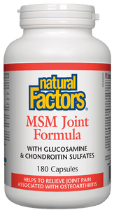 Natural Factors MSM Joint Formula (MSM/GLS/CHON), 180 caps