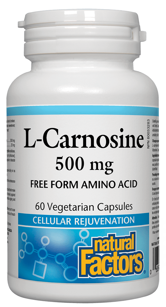 L-Carnosine 500 mg 60 veg capsules