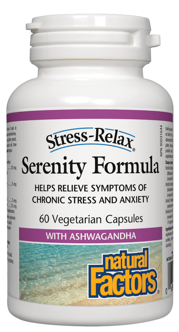 Natural Factors Stress-Relax™ Serenity Formula, 60 caps