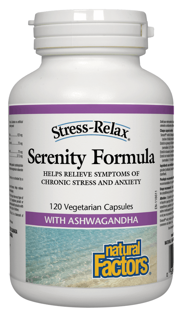 Natural Factors Stress-Relax™ Serenity Formula, 120 caps