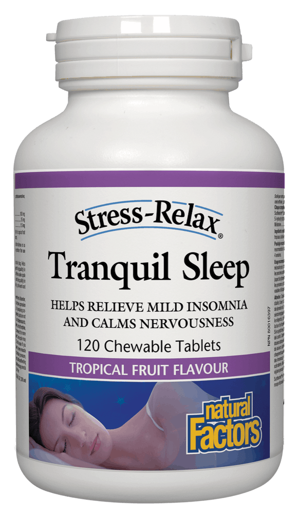 Stress-Relax™ 帮助睡眠配方, 120 咀嚼片
