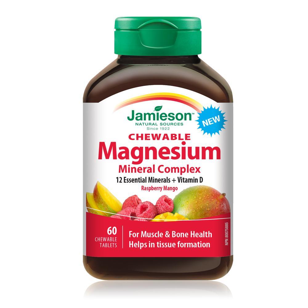 Jamieson Chewable Magnesium Mineral Complex  60's 健美生