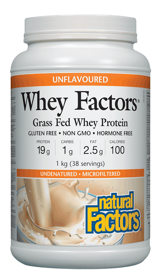 Natural Factors Whey Factors™ High Protein Formula - Unflavoured