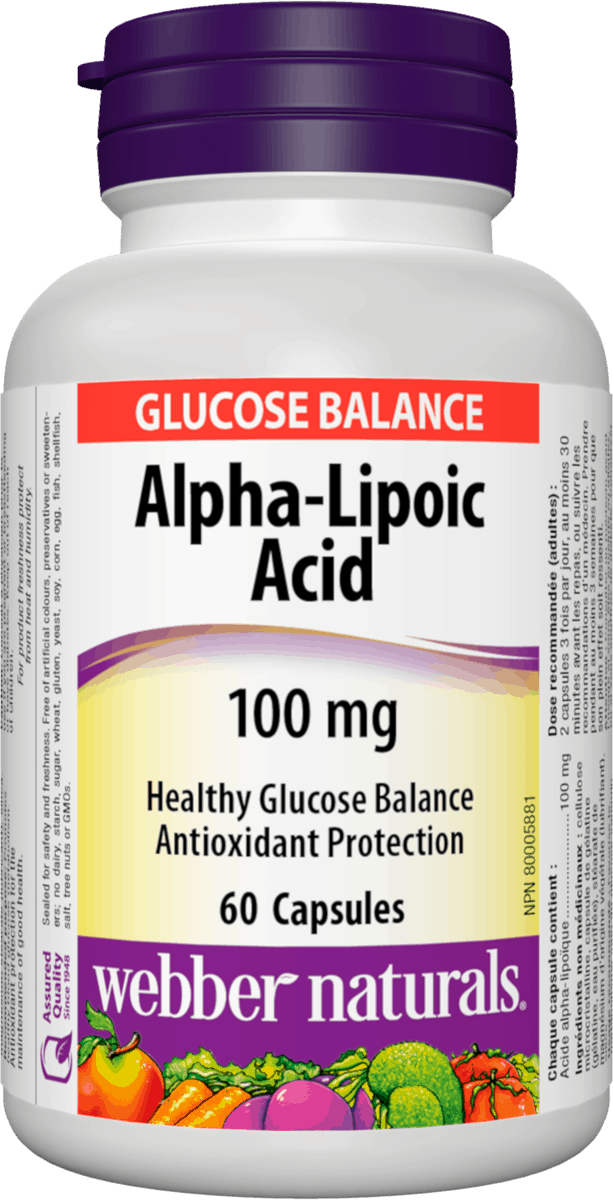 Webber Naturals Alpha Lipoic Acid 60 caps
