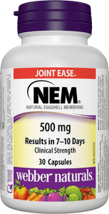 Webber Naturals NEM® (Natural Eggshell Membrane) 500 mg, 30vcaps