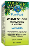 NF Whole Earth & Sea 純天然女士50+ 綜合維生素和礦物質補充劑，60粒