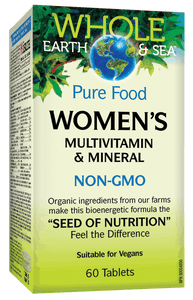 Natural Factors 全食物配方女性多种维生素和矿物质，60素食片