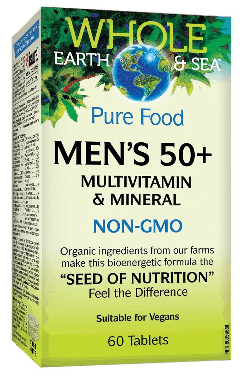 Natural Factors Men's 50+ Multivitamin & Mineral 60 tablets