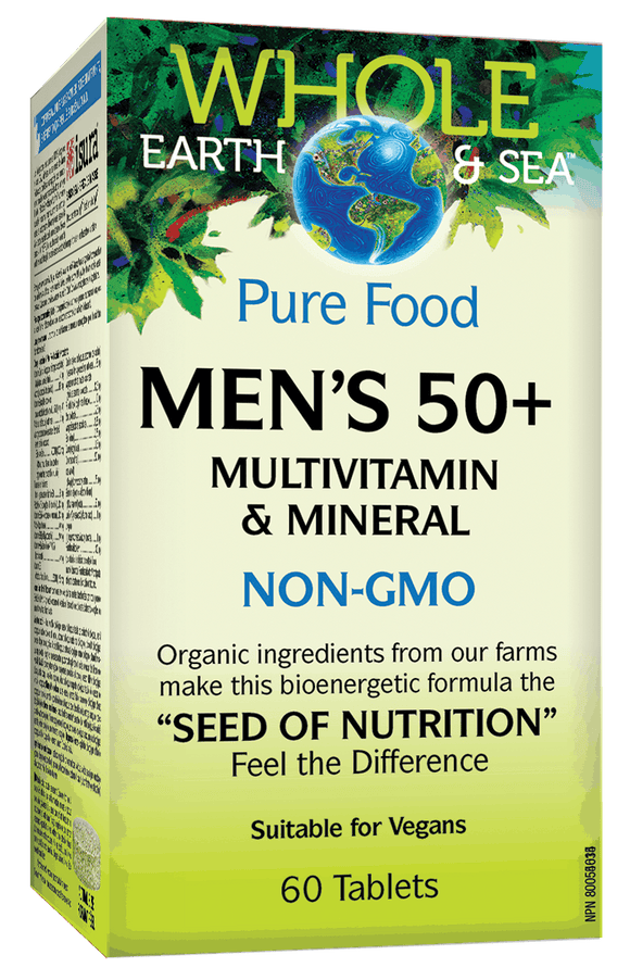 Natural Factors Men's 50+ Multivitamin & Mineral 60 tablets