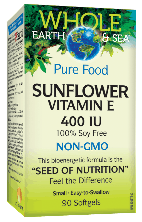 Natural Factors Sunflower Vitamin E 400 IU 90 softgels