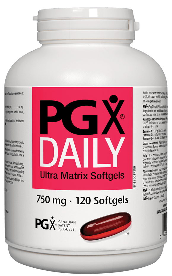 PGX® Daily 專利多醣體, 120 軟膠囊