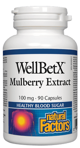 Natural Factors WellBetX Mulberry Extract 100 mg, 90 caps