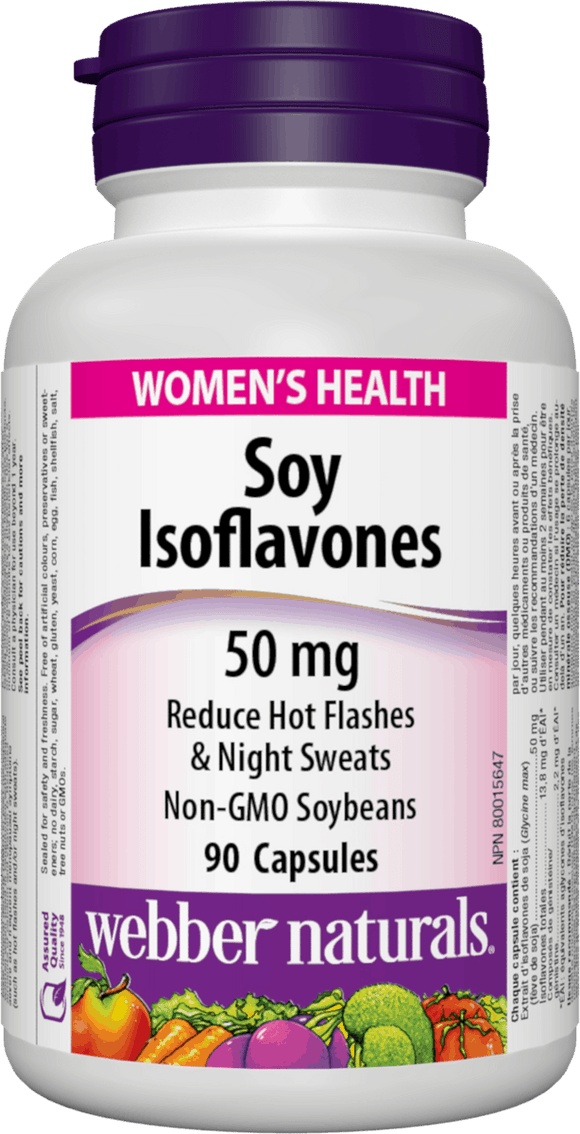 Webber Naturals Soy Isoflavones 50 mg 90 capsules