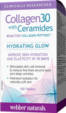Webber Naturals Collagen30 with Ceramides Bioactive Collagen Peptides 120 tabs
