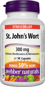 Webber Naturals St. John's Wort Extract, 300 mg, 90 caps