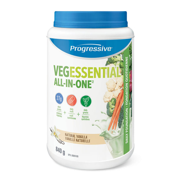 Progressive 全食物全效營養補充劑（素食），香草味, 840g