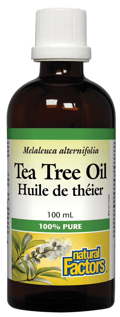 Natural Factors Tea Tree Oil, 100% Pure, 100mL