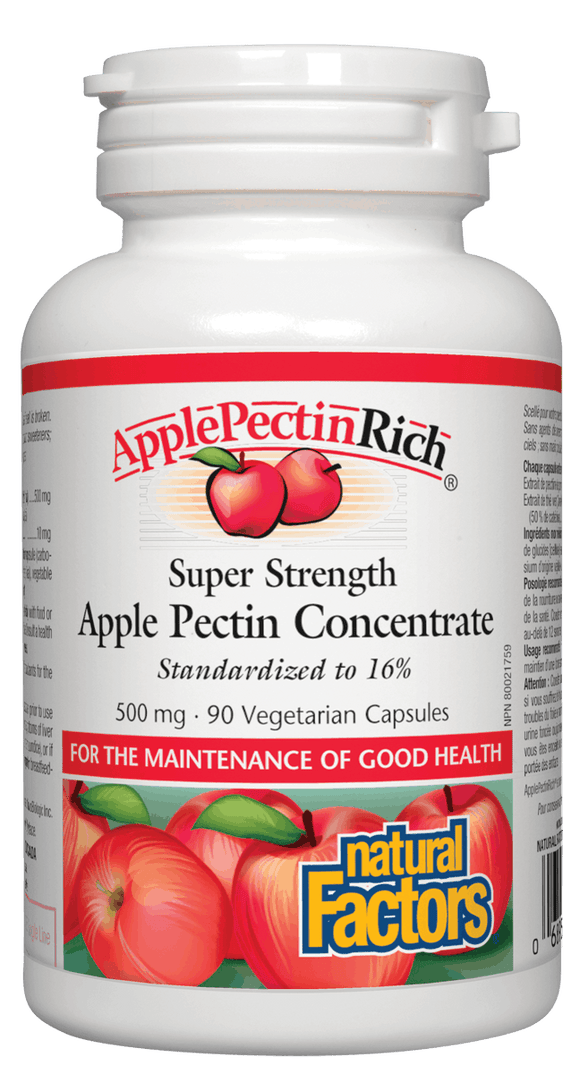 ApplePectinRich超级苹果胶萃取，500毫克，90胶囊