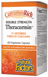 Natural Factors CurcuminRich™雙倍強度Theracurmin™姜黃素,60毫克,60粒
