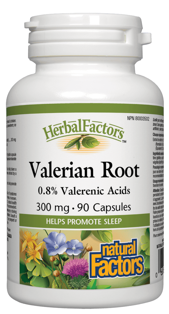Natural Factors Valerian Root, Standardized Extract, 90 capsules